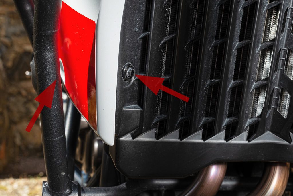 Seitliche Tankverkleidung der Tenere.