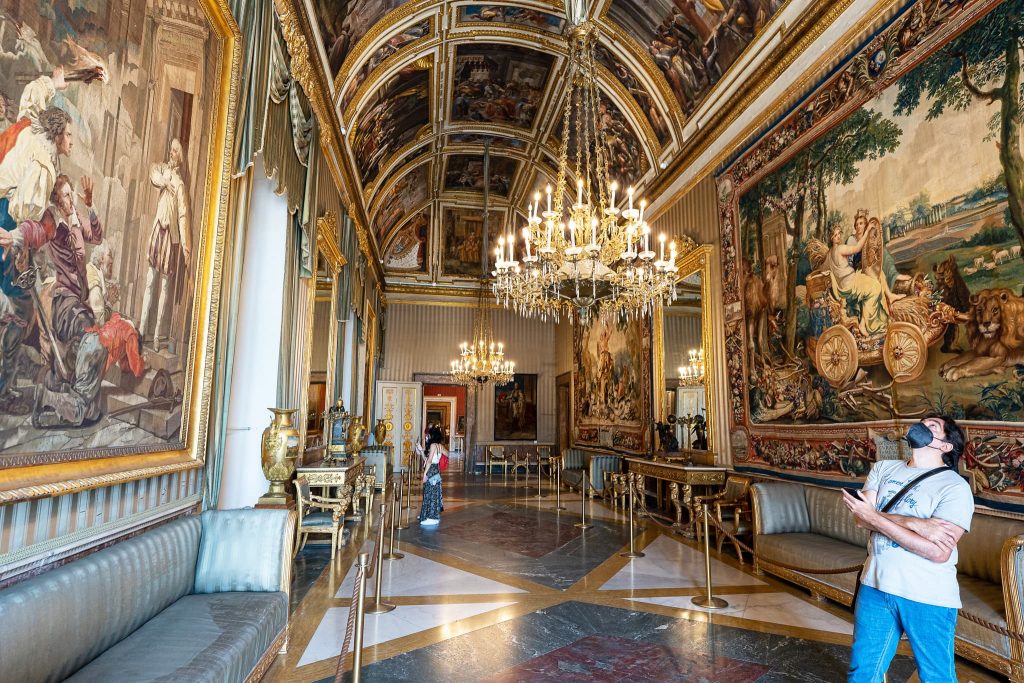 Galerie im Palazzo Reale Neapel.