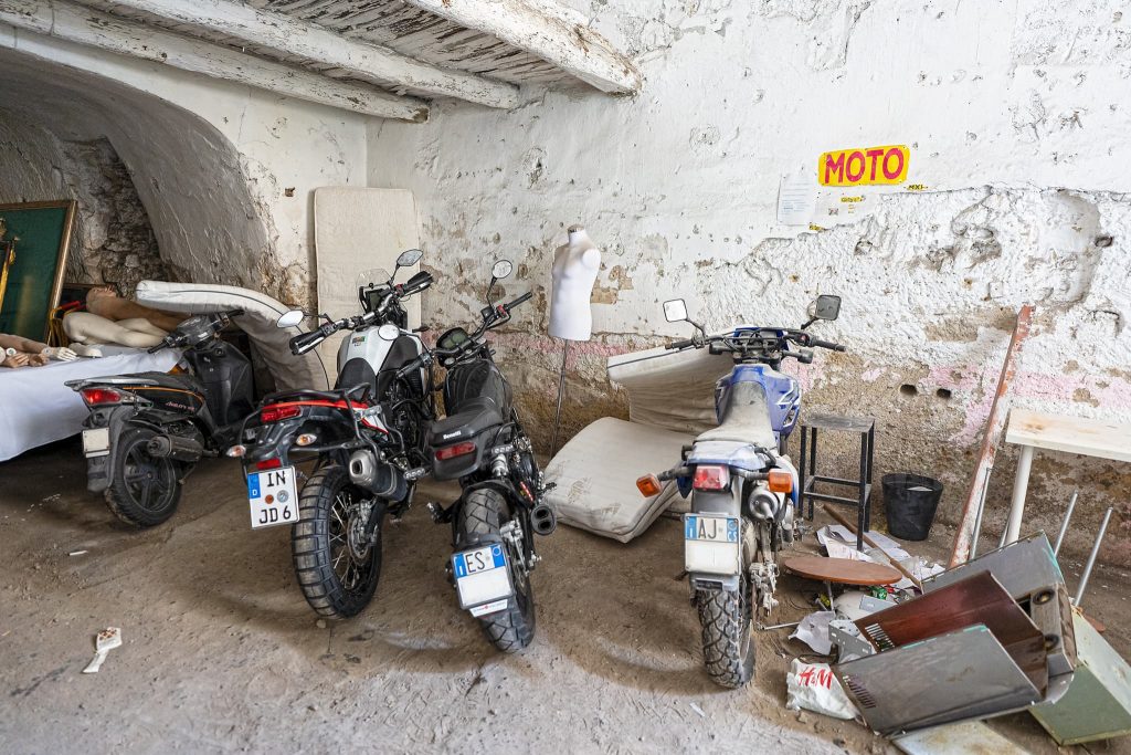 Garage in Neapel.