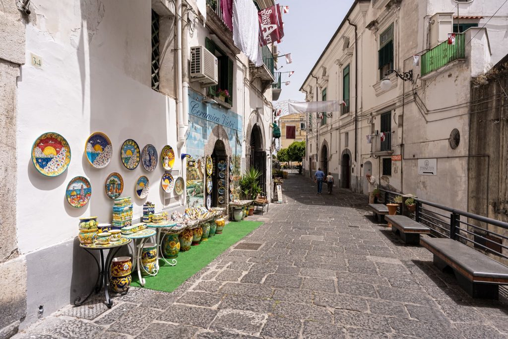 Keramikgeschäft in Vietri sul Mare.