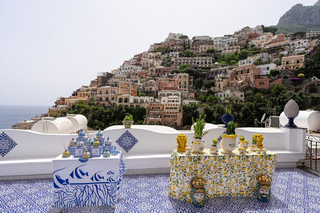 Via Cristoforo Colombo in Positano.
