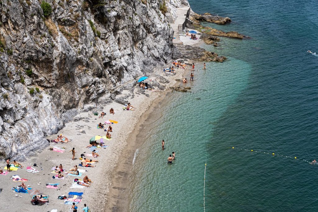 Spiaggia del Lannio bei Cetara.