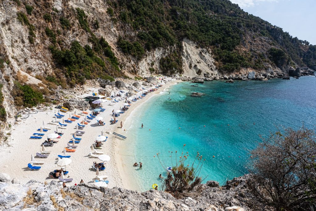 Agiofili Beach.