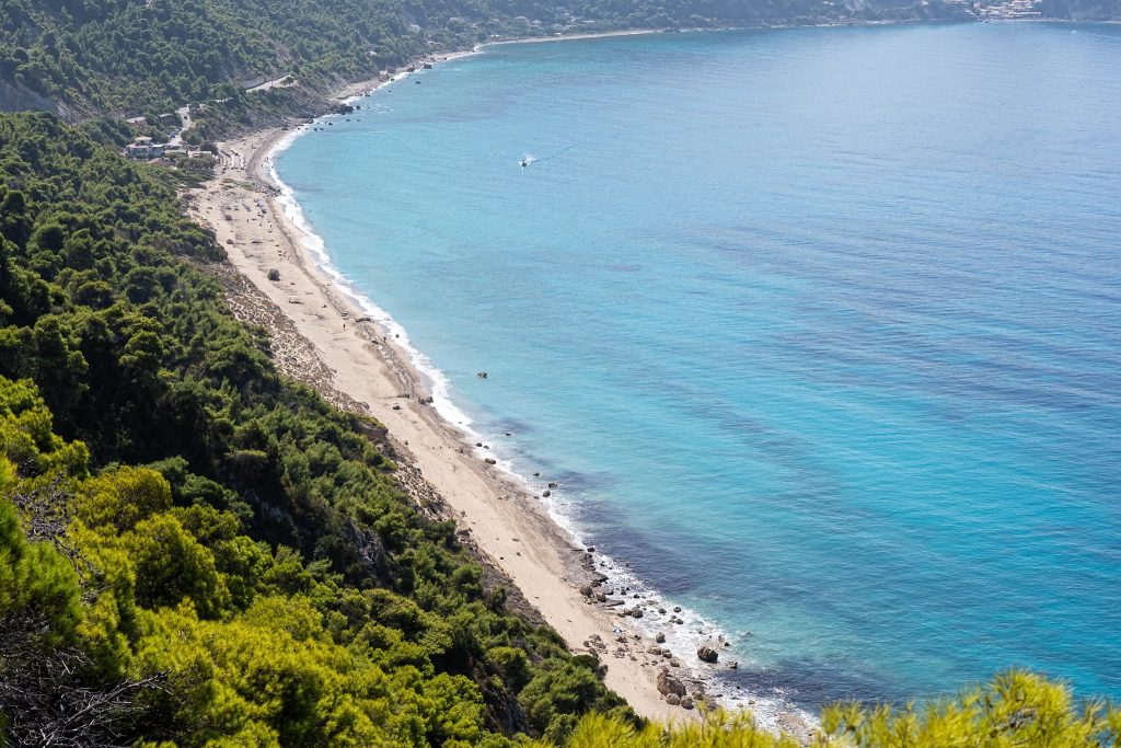 Pefkoulia Beach.