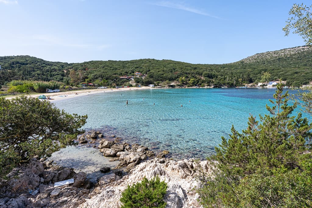 Atheras Strand auf Kefalonia.