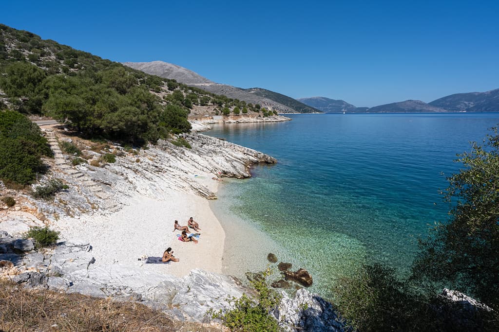 Nici Beach Kefalonia.