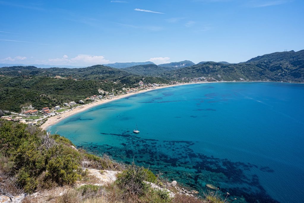 Agios-Georgios-Strand Korfu.