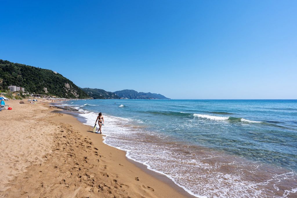 Glyfada-Strand Korfu.