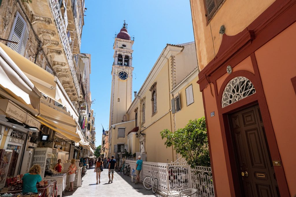 St. Spyridon Kirche in Korfu-Stadt.