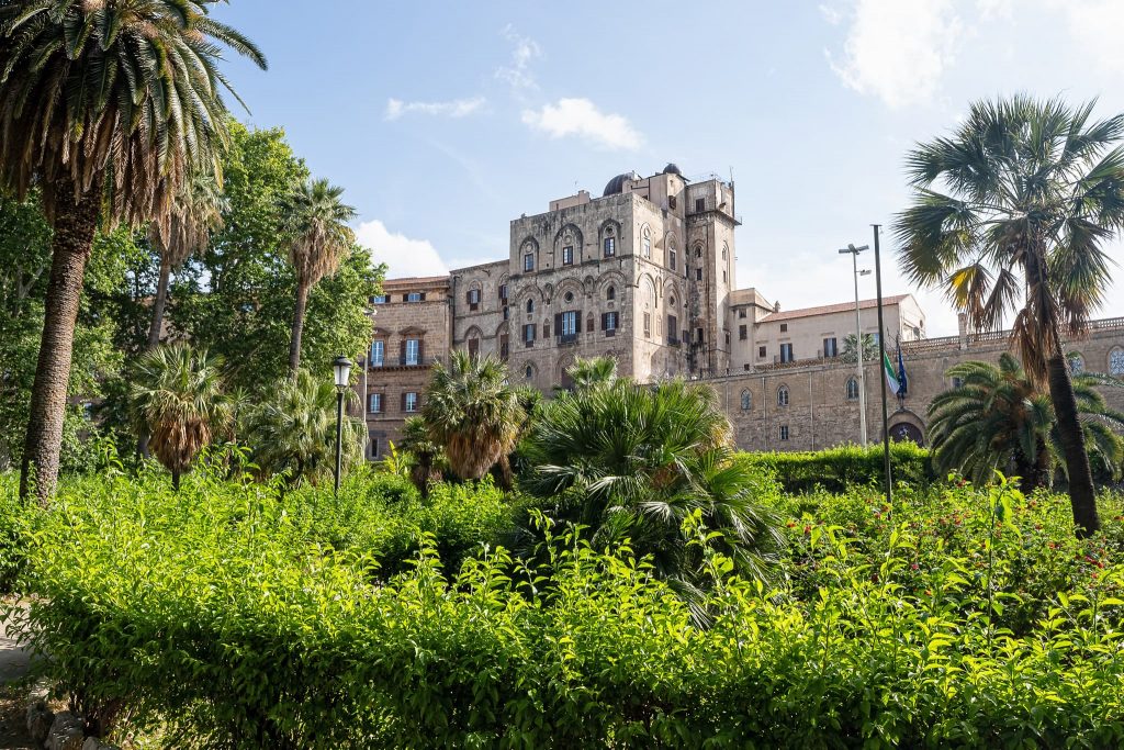 Palazzo dei Normanni in Palermo.