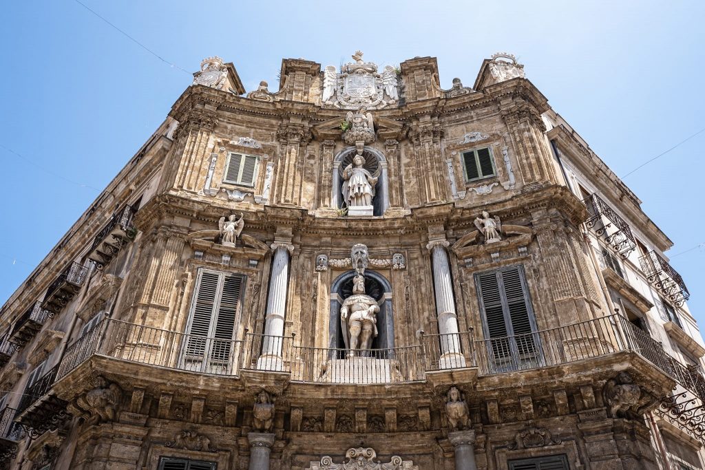 Quattro Canti in Palermo.