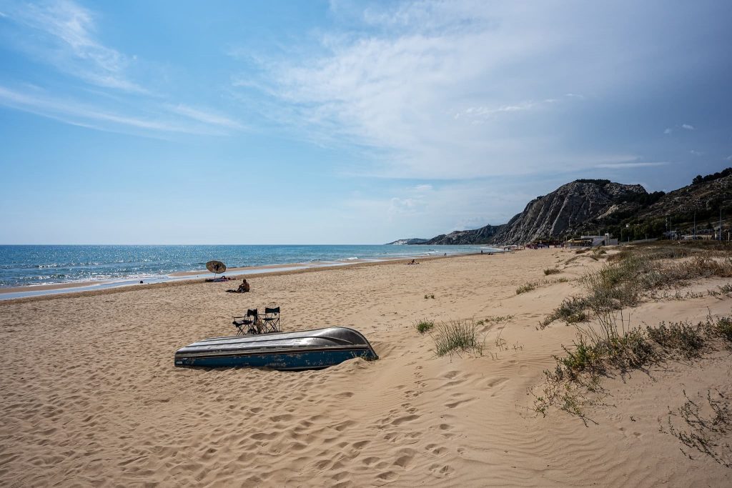 Siculiana Marina Beach.